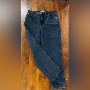Madewell Curvy Perfect Vintage Jean, Washed Black, Size 29